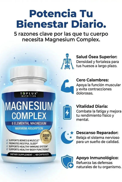 Magnesium Complex 90 Cápsulas
